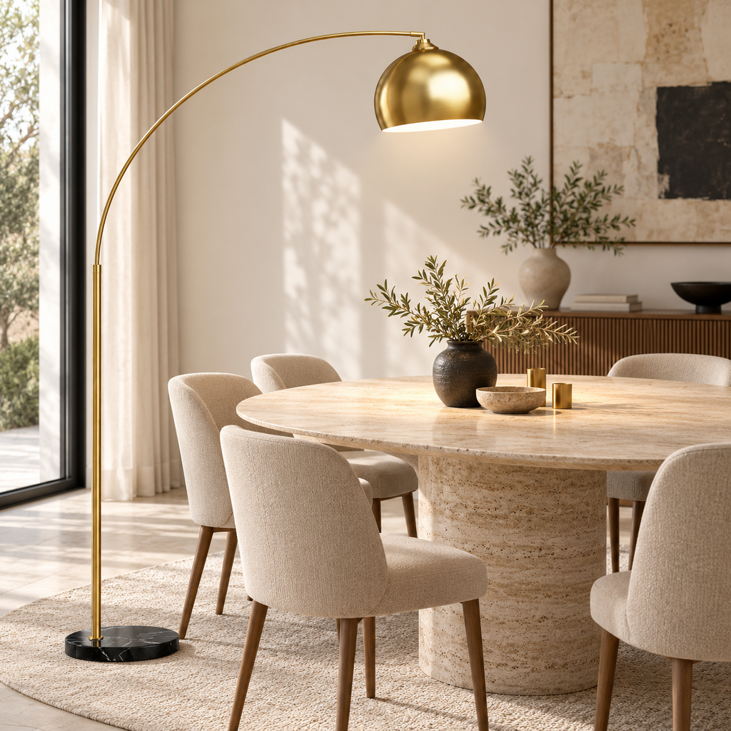 Lampadaire Or |Arcélis